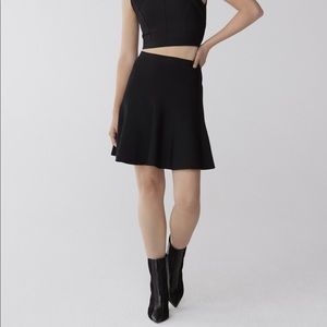 BCBG brand new black A-line skirt.
